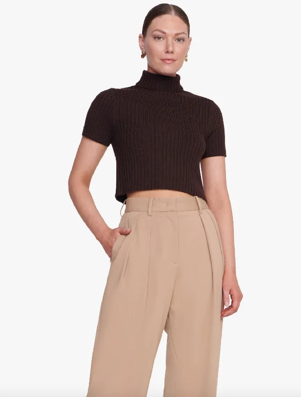 Relaxed Style Lilou Top - Dark Chocolate