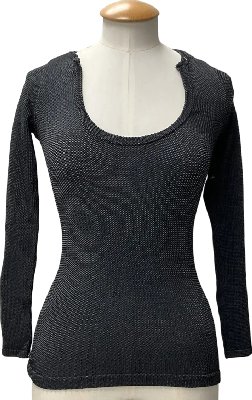 Huge Discounts This Week Free People Black Clean Slate Seamless Layering Top UK M/L