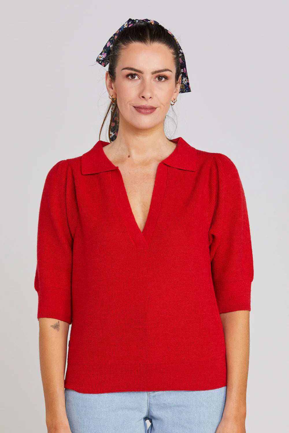 Chic And Trendy Thing Thing Polly Top - Tomato