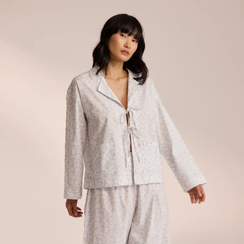 Massive Selection Sale Cotton Pyjama Shirt - Blue