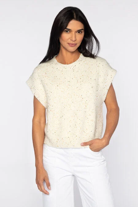 Hot Trends Kinross Cashmere Sequin S/L Crew