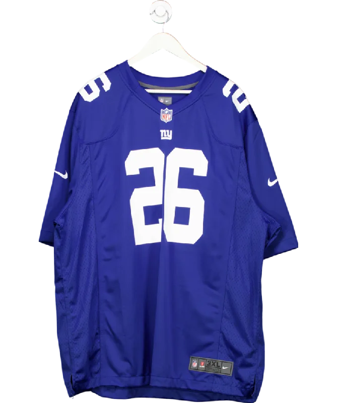 Trendy Styles Nike Blue New York Giants Saquon Barkley Home Game Nfl Jersey UK XXL