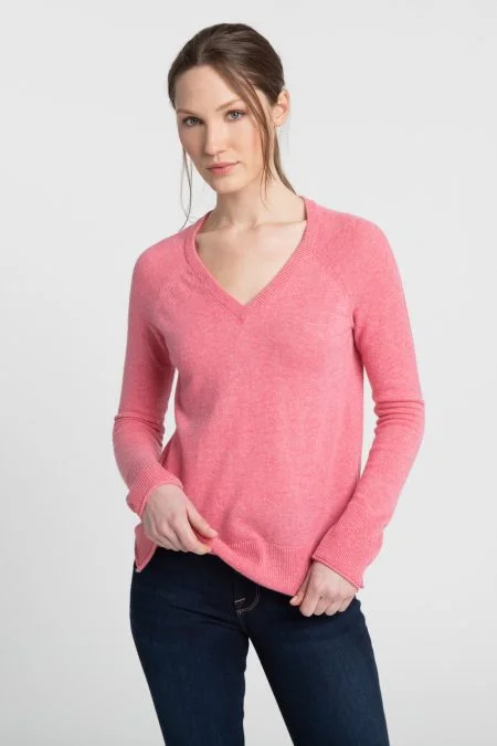 Bid Farewell To The Old Season Kinross Cashmere Raglan Vee