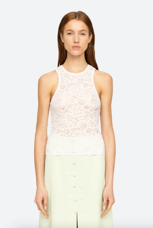 Discover Now Nelle Lace Top - Cream