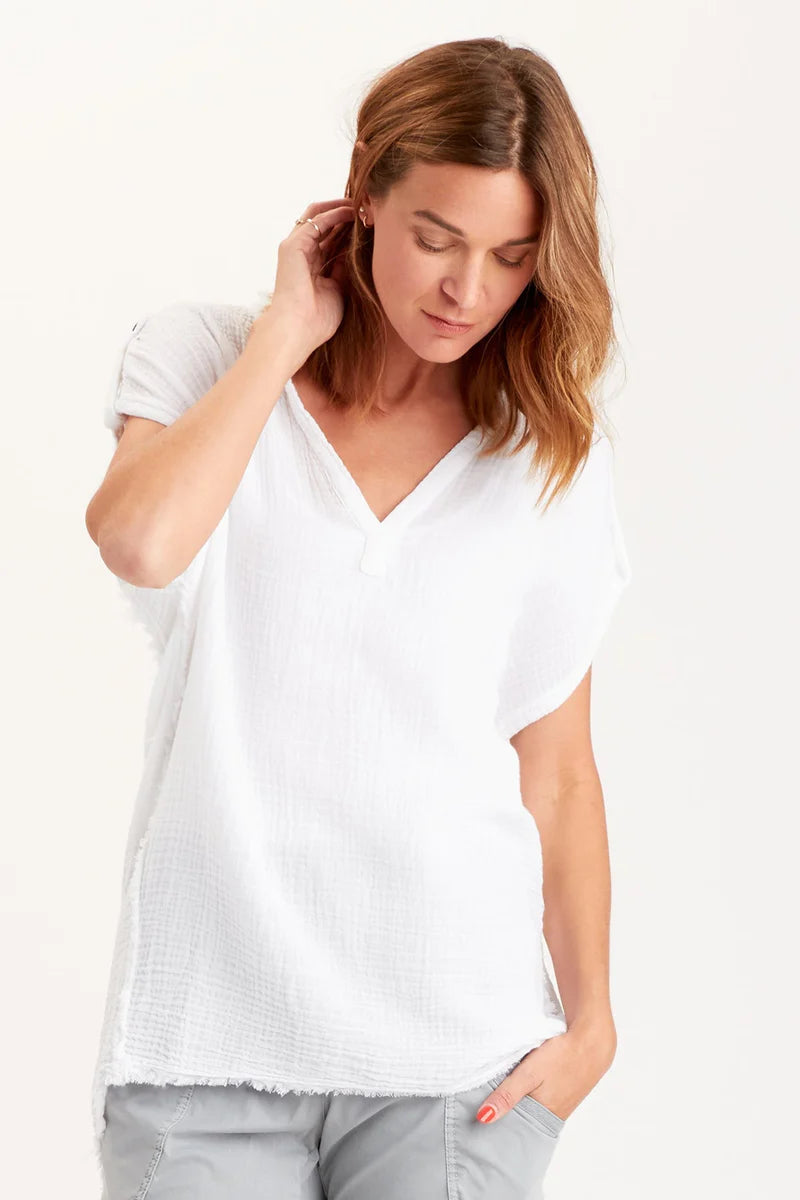 Get The Latest Trends Favreau Top - White