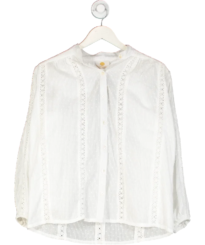 Fashionista Sale Bahabini White Embroidery Top Poupette UK S/M