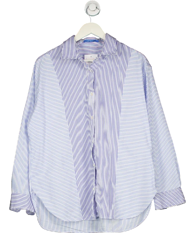 Contemporary Fashion Sale j.mclaughlin Blue Finn Shirt In Stripe UK 16