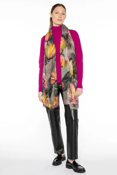 Statement Fashion Offers Kinross Cashmere Tulip Print