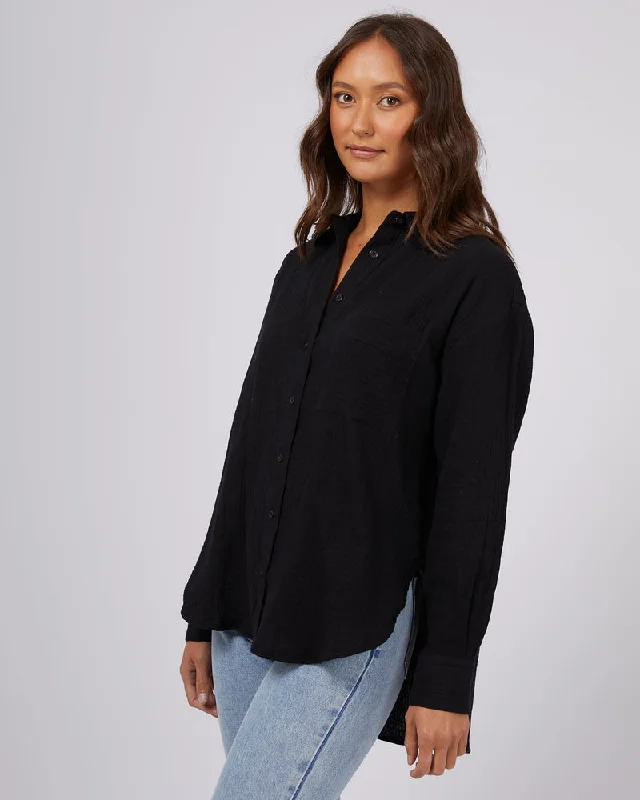 Break Fashion Norms Silent Theory Mahlia Shirt Black