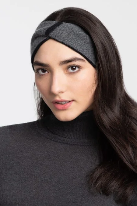 Budget-Friendly Fashion Kinross Cashmere Colorblock Twisted Headband