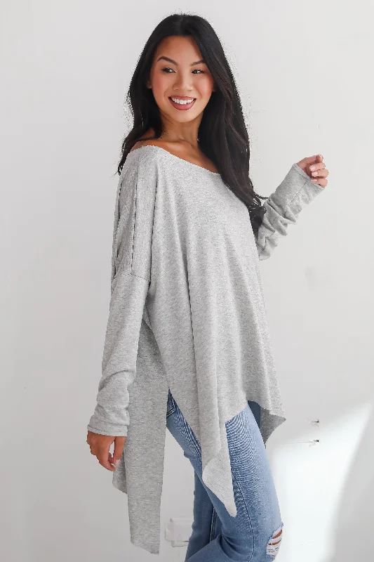 Premium Style Offers FINAL SALE - Juliette Oversized Top - DU DEAL