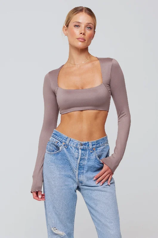 Contemporary Chic Promotions Emily Top in Taupe