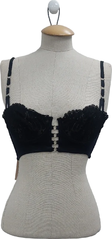 Flash Sale Fever Livy Black Maubourg Lace Wire Bra UK 32C