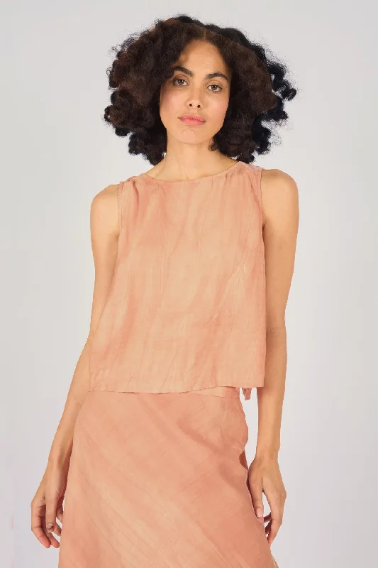 Popular Collection Sunkissed Vexed Top in Pink