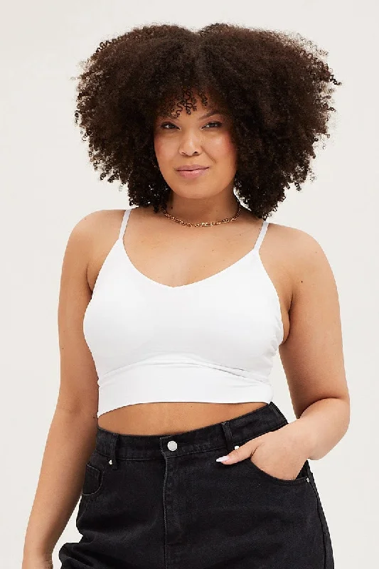 Flash Sale Fever White Seamless Bralette