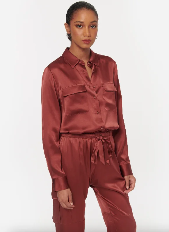 Relaxed Style Rachelle Shirt - Spice