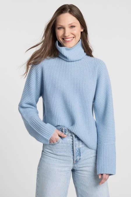 Get The Latest Trends Kinross Cashmere Luxe Cozy T-Neck