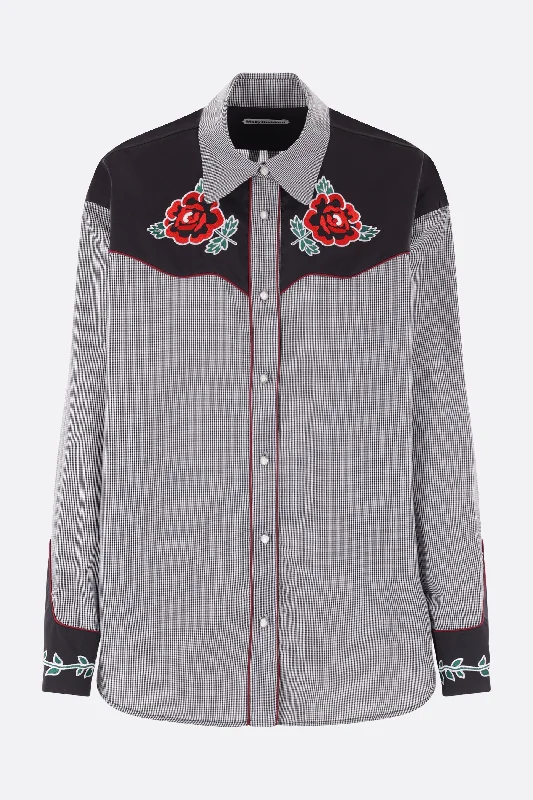 Winter Warehouse Sale Meredith shirt in Gingham cotton