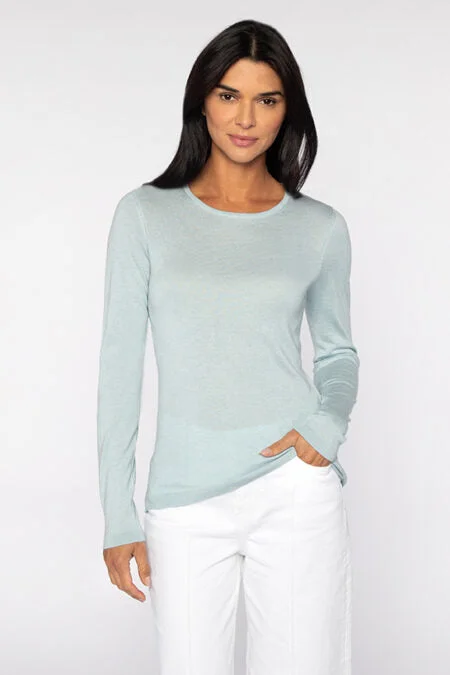 Elevated Casual Discounts Kinross Cashmere Fitted Crew