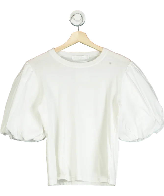 Sleek Style Discounts Jonathan SImkhai White Denise Top UK S