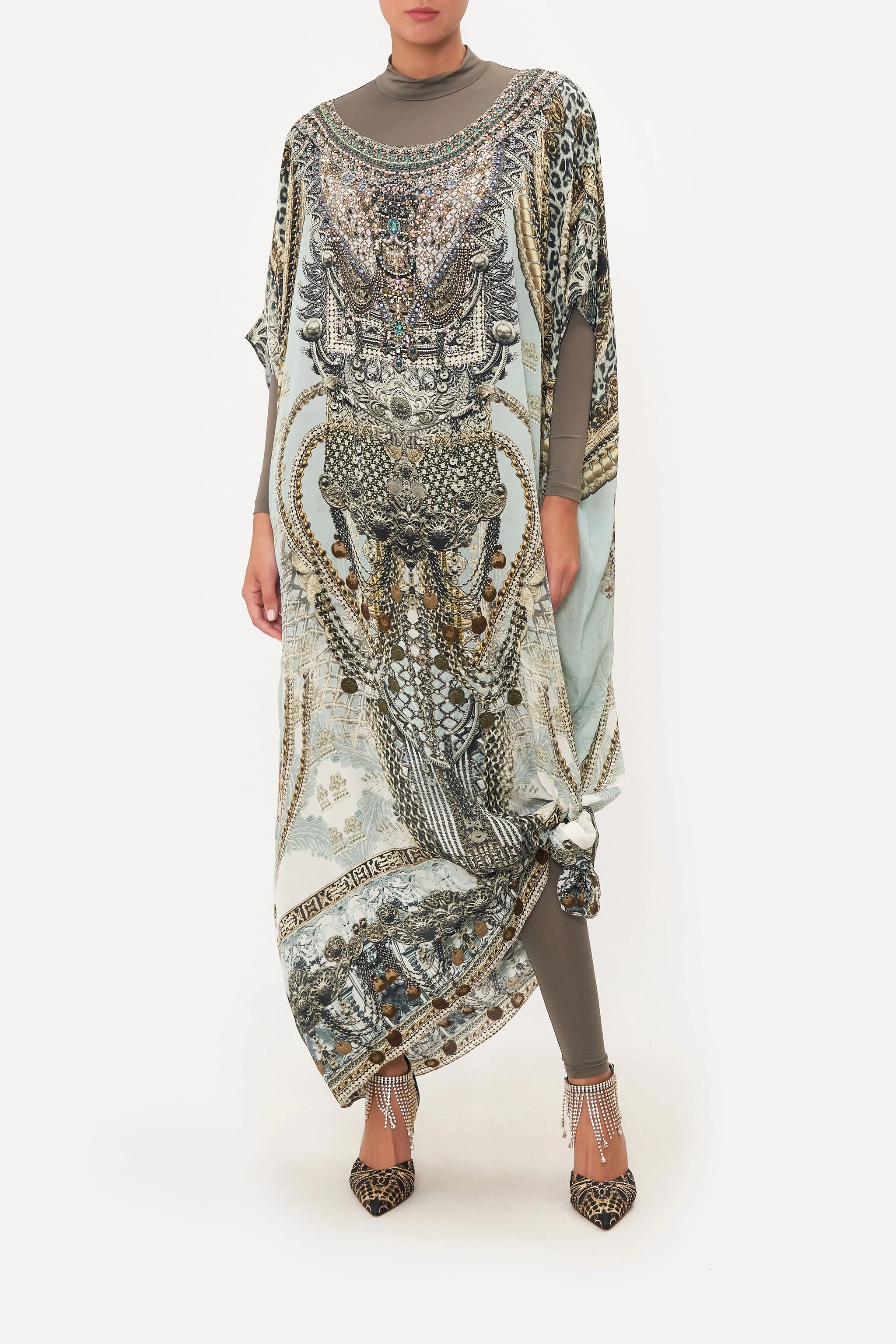 Massive Selection Sale Round Neck Kaftan - Free Espiritu