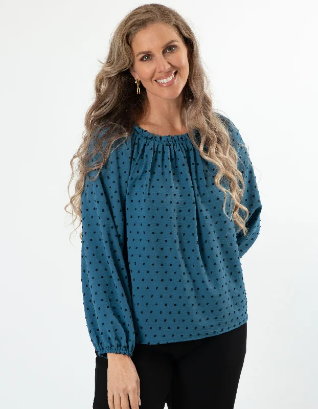 Get The Latest Trends Stella + Gemma Ettie Top Indigo