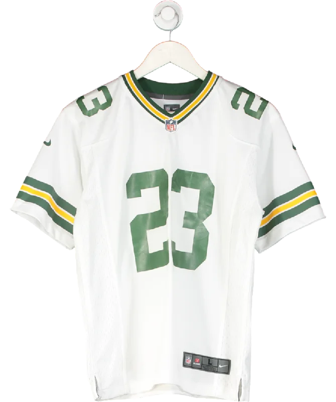 Embrace New Fashion Nike White Green Bay Packers Drake Road Jersey UK L