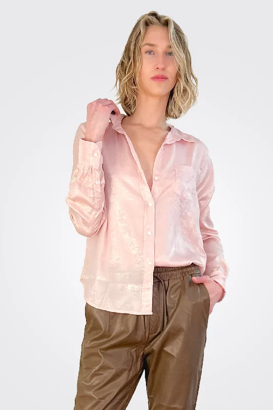 Summer Fashion Siena Shimmer Shirt - Light Pink