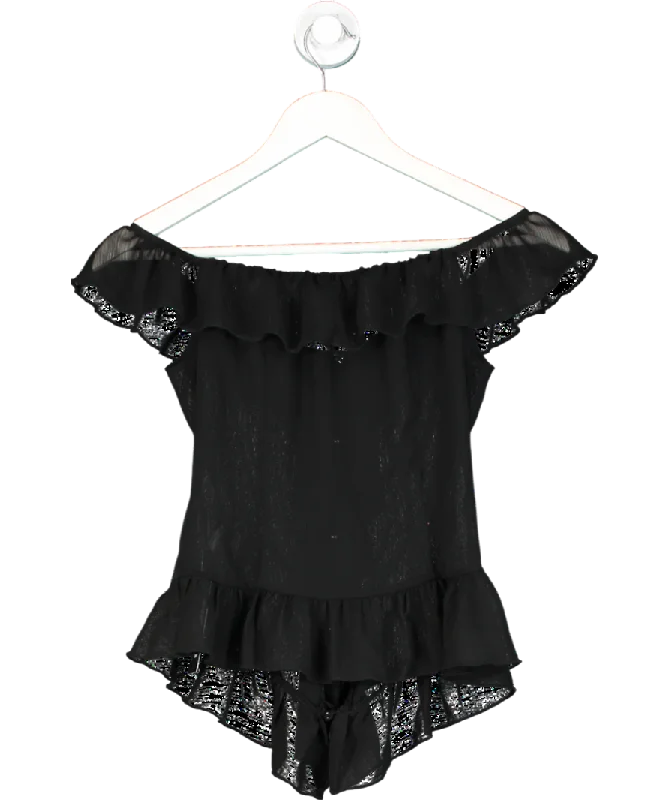 Must Haves Lioness Black Barely There Top Onyx UK XS/S