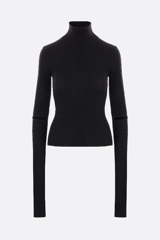 Effortless Style, Endless Impact Olenka ribbed wool turtleneck