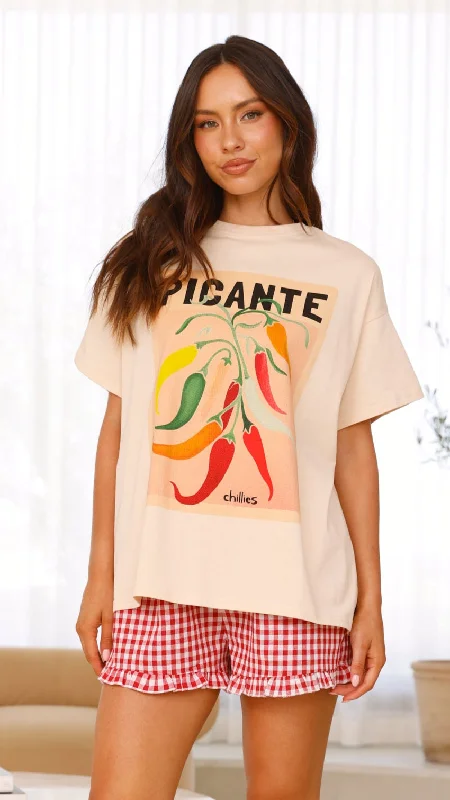 Flash Sale, Don't Miss Picante Shirt and Shorts Set - Orange/Red