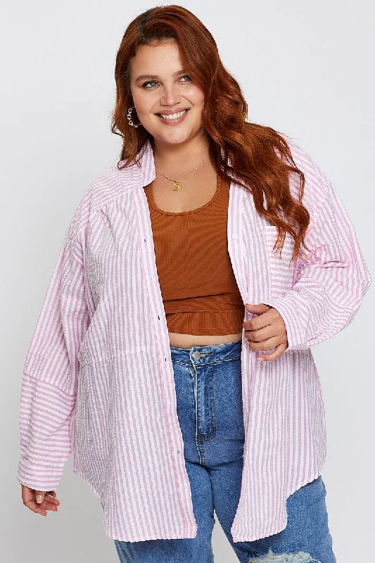 Special Offers, Don't Miss Stripe Oversized Shirt