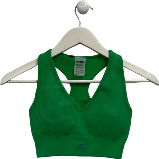 Massive Selection Sale bo+tee Green Stella Seamless Plunge Bra UK XS