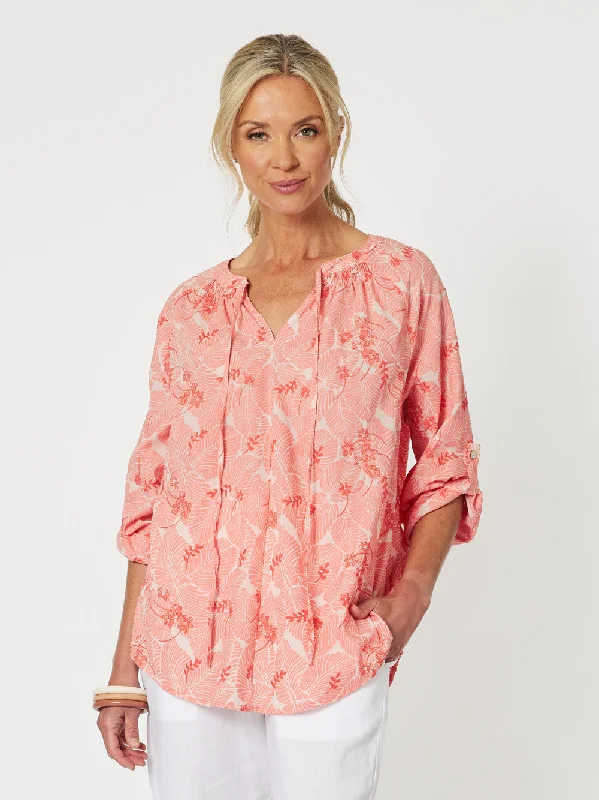 Day-To-Night Styles Gordon Smith Emma Embroidered Shirt Melon