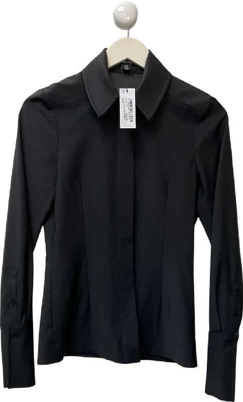 Exclusive Deals Online Karen Millen Black Petite The Founder Tailored Wool Blend Shirt UK 6