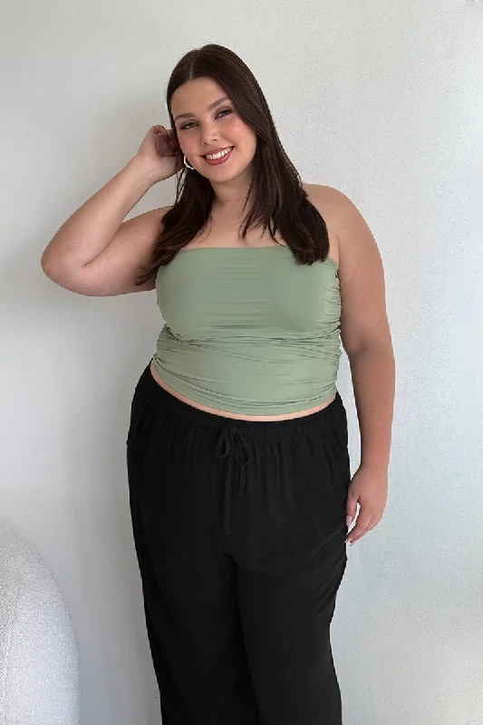 Relaxed Style Green Bandeau