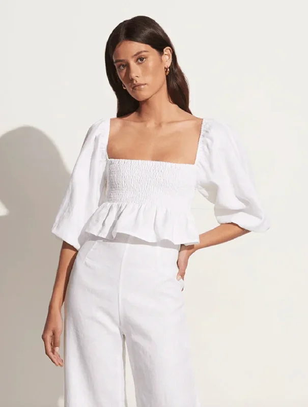 Boutique Styles Vivica Top - White