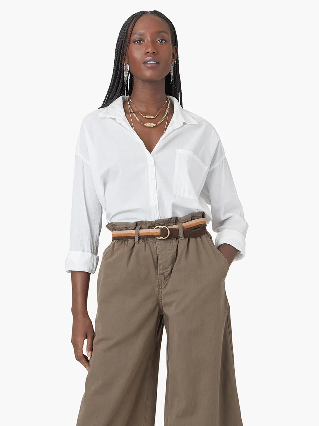 Urban Elegance Deals Jordy Shirt - White