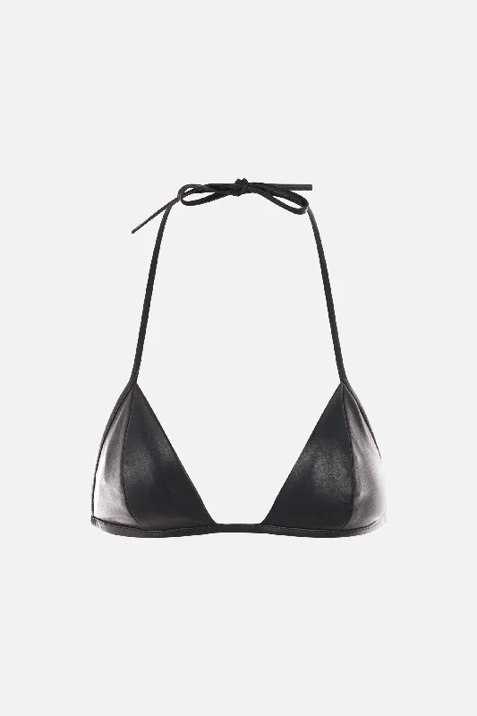 Urban Fashion leather bralette top