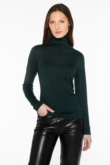 Flirty Fashion Discounts Kinross Cashmere L/S Seamed Funnel