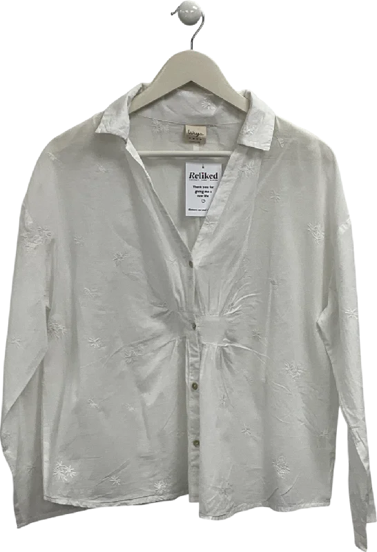 Timeless Style Promotions Wiya White Embroidered Shirt UK M/L