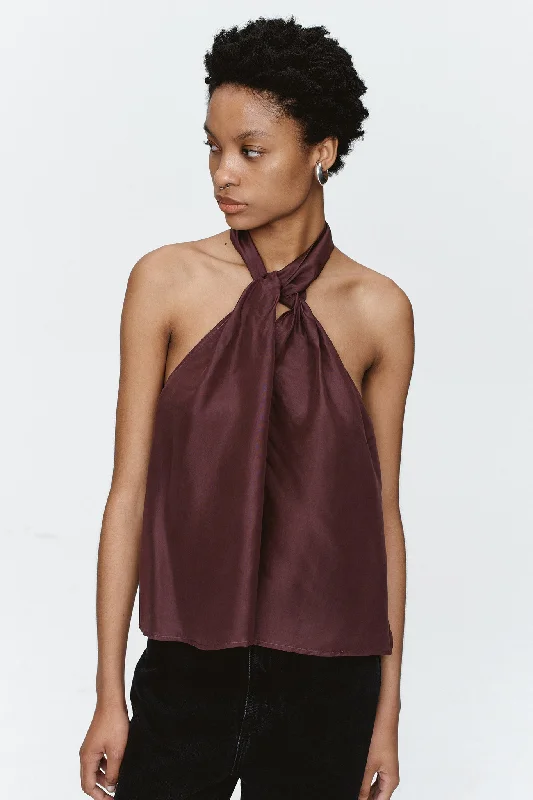 Evening Elegance Marle Darcy Top - Mulberry