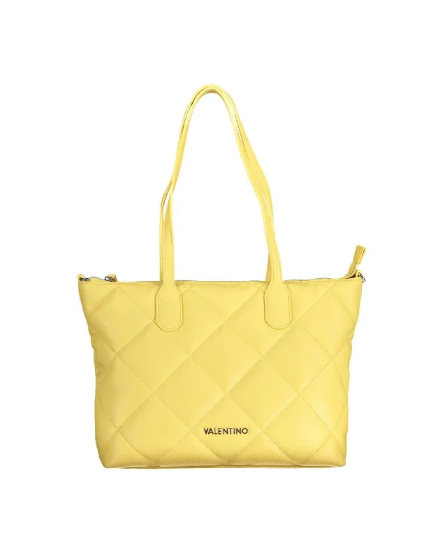 Valentino Bags  Yellow Quilted Tote Bag Classic Totes At Unbeatable Deals