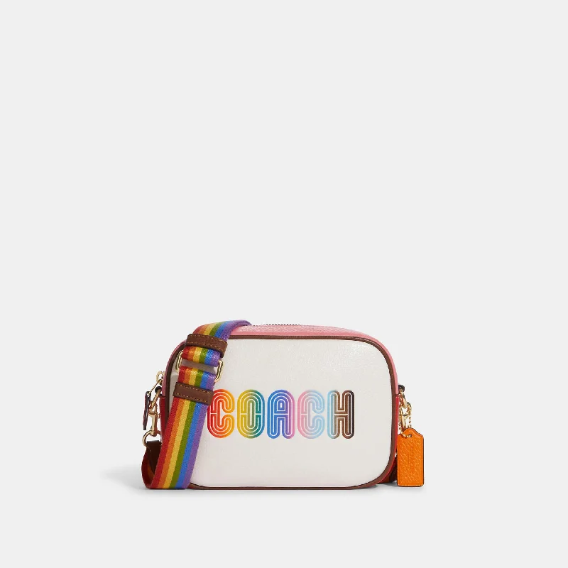 Coach Outlet Mini Jamie Camera Bag With Rainbow Coach Stylish Totes, Special Discounts