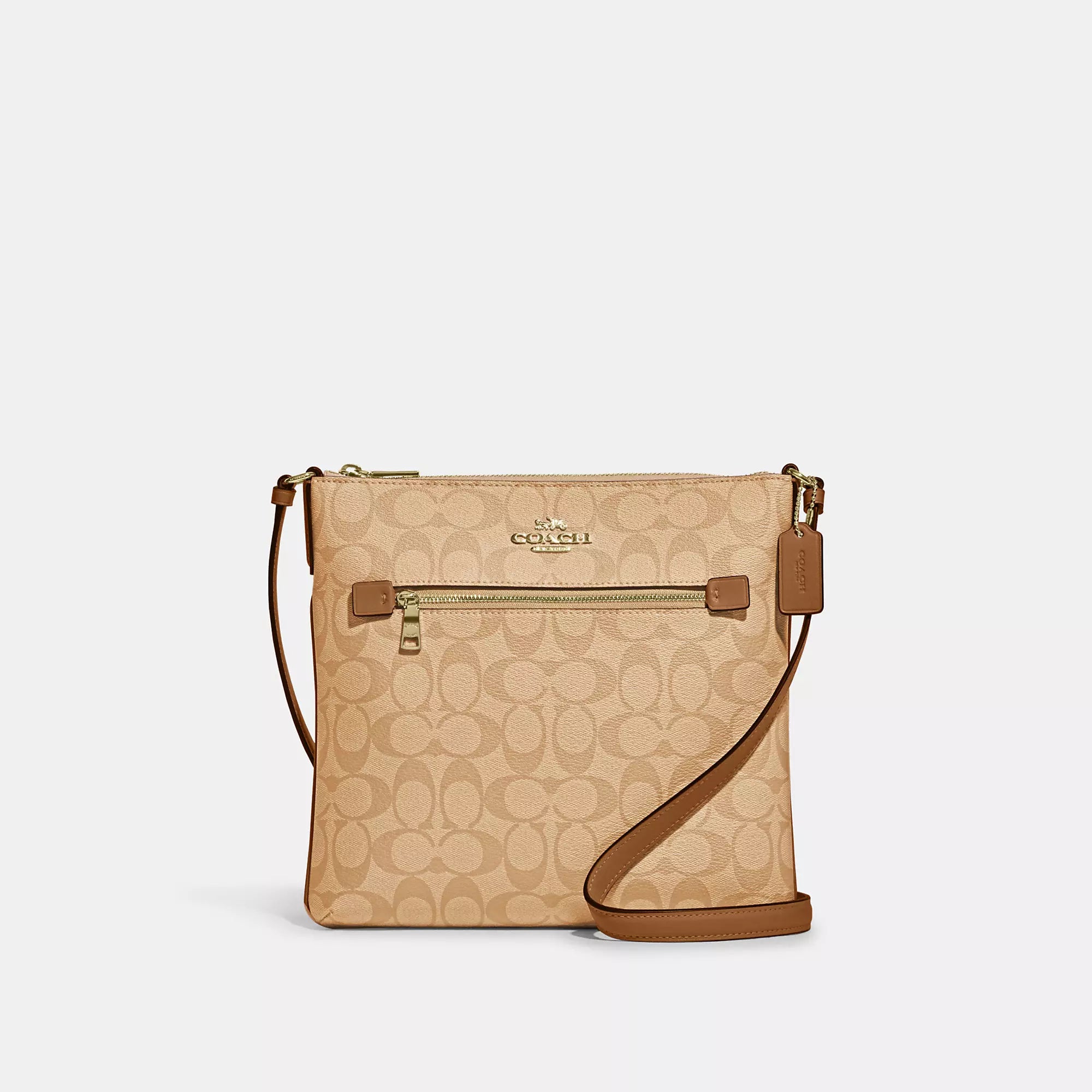 Coach Outlet Rowan File Bag In Signature Canvas Your Perfect Bag At The Perfect Price