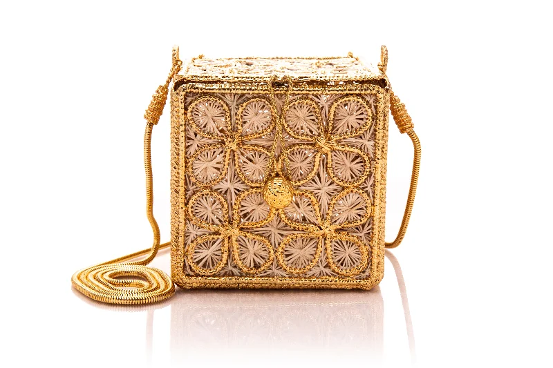 Floral Inlay Square Bag The Best Handbag Offers Are Here