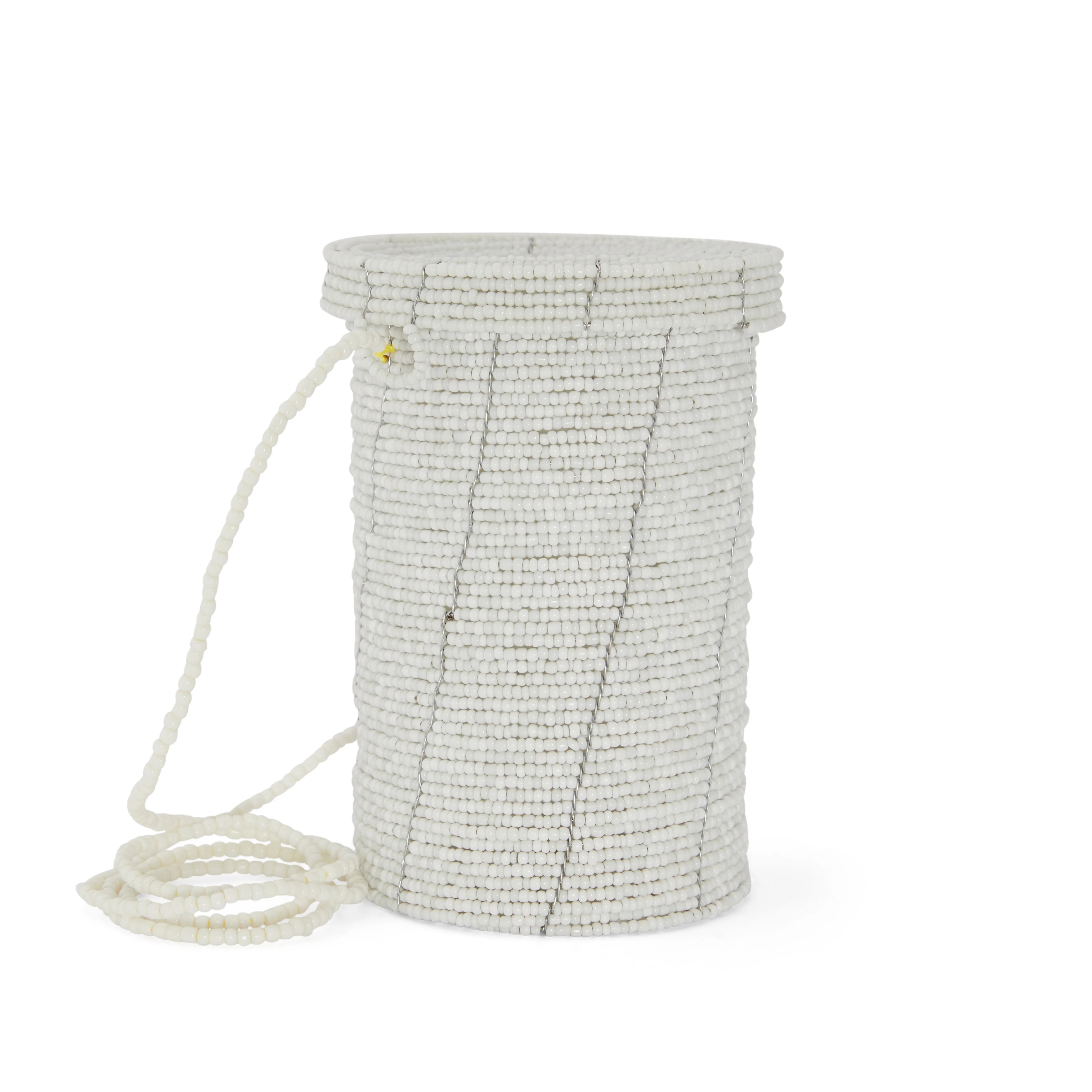 Harare Beaded Bag White Iconic Handbags At Unbeatable Prices
