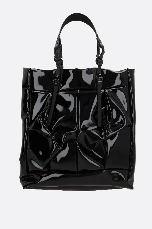 Vertical vinyl tote bag Iconic Handbags At Budget-Friendly Prices