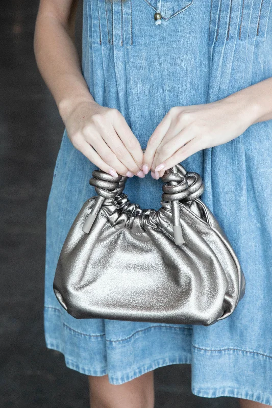 Janessa Slouchy Knot Bag, Bronze The Ultimate Sale On Must-Have Handbags