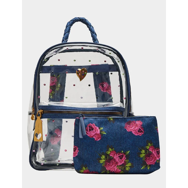 Large Clear Backpack Denim Designer Bags At Exclusive Clearance Prices